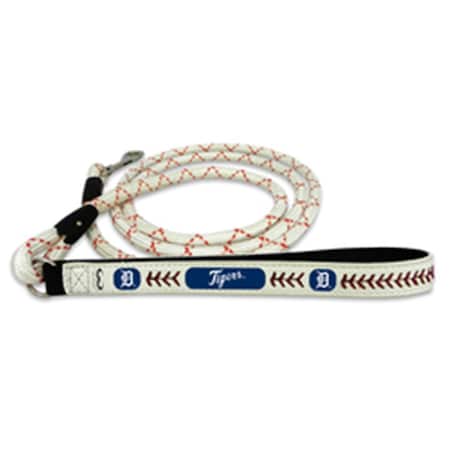 Caseys Detroit Tigers Pet Leash Leather Chain Baseball Size Large 4421405589